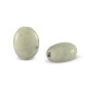 Natural stone bead Marble oval 8x6mm Nude beige